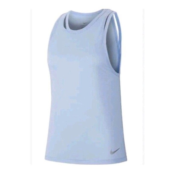 Women's Nike Miler Slash Dri-FIT Running Tank Top Indigo Size Medium - Picture 3 of 8